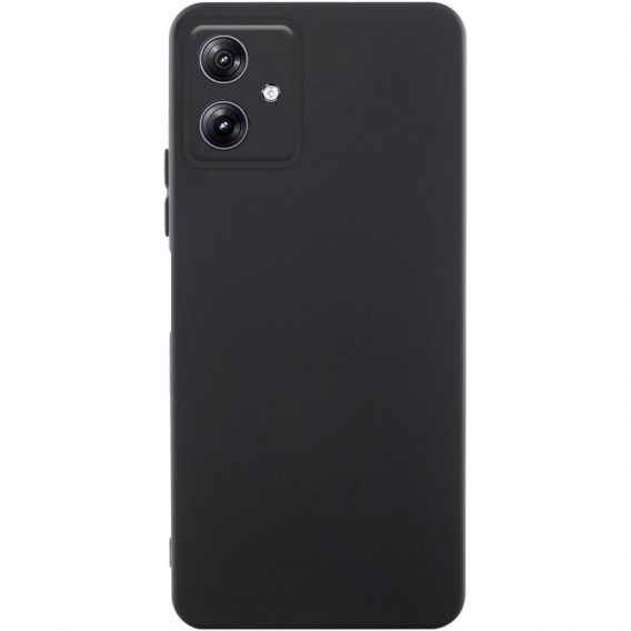 Чохол TPU GETMAN Liquid Silk Full Camera для Motorola Moto G54 Чорний / Black