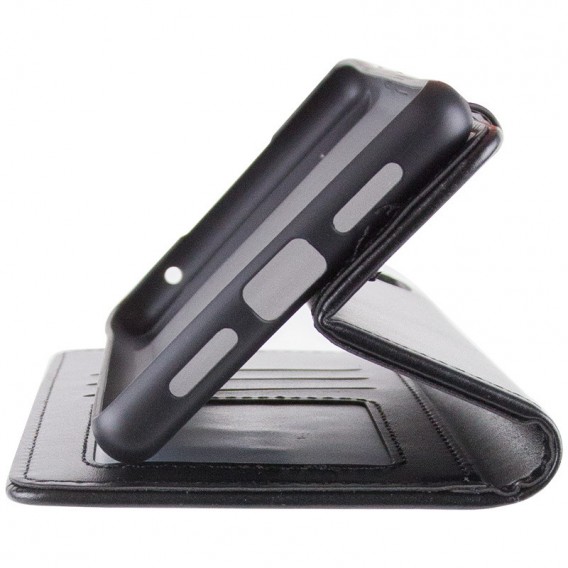Шкіряний чохол-книжка GETMAN Gallant (PU) для ZTE Nubia V60 Чорний