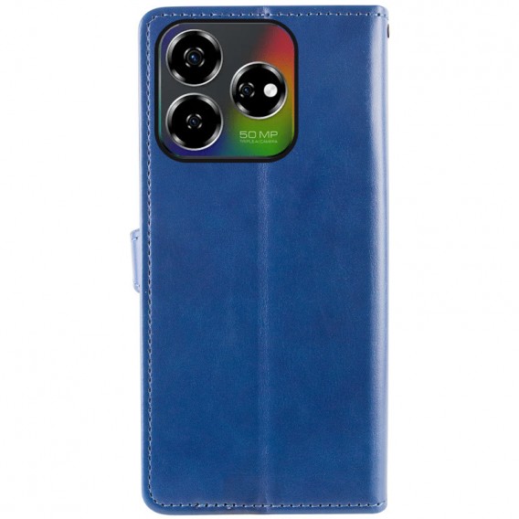 Шкіряний чохол-книжка GETMAN Gallant (PU) для ZTE Nubia V60 Синій