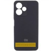 Чохол Silicone Cover Lakshmi Full Camera (AA) with logo для Xiaomi Redmi Note 13 4G Чорний / Black