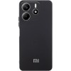 Чохол Silicone Cover Lakshmi Full Camera (AA) with logo для Xiaomi Redmi Note 14 4G (Int. version) Чорний / Black