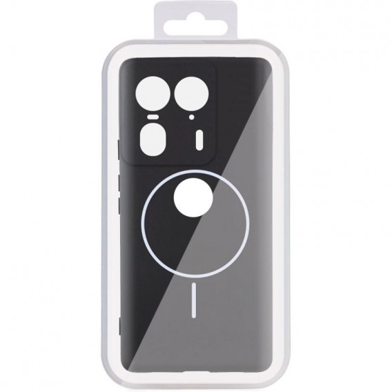 Чохол Silicone Cover Lakshmi Full Camera (AA) with MagFit для Motorola Edge 50 Ultra Чорний / Black