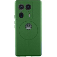 Чохол Silicone Cover Lakshmi Full Camera (AA) with MagFit для Motorola Edge 50 Ultra Зелений / Dark green