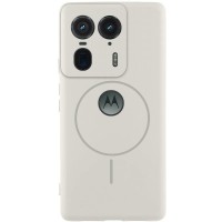 Чохол Silicone Cover Lakshmi Full Camera (AA) with MagFit для Motorola Edge 50 Ultra Білий / White