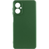 Чохол TPU GETMAN Liquid Silk Full Camera для Motorola Moto G14 Зелений / Dark green