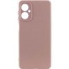 Чохол TPU GETMAN Liquid Silk Full Camera для Motorola Moto G14 Рожевий / Pink Sand