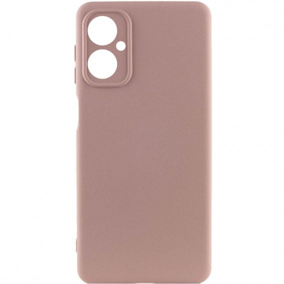 Чохол TPU GETMAN Liquid Silk Full Camera для Motorola Moto G14 Рожевий / Pink Sand
