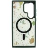 Чохол TPU+PC Flush with MagSafe для Samsung Galaxy S24 Ultra Dark green