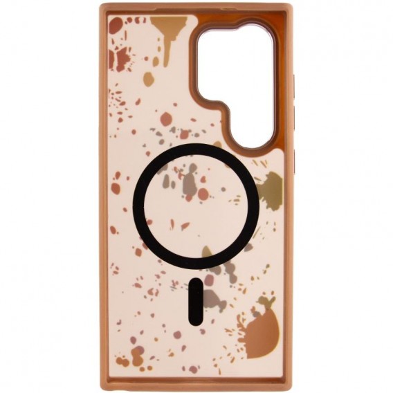 Чохол TPU+PC Flush with MagSafe для Samsung Galaxy S24 Ultra Desert gold