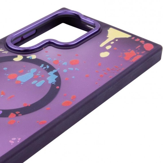 Чохол TPU+PC Flush with MagSafe для Samsung Galaxy S24 Ultra Dark purple