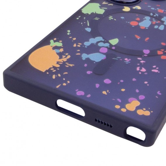 Чохол TPU+PC Flush with MagSafe для Samsung Galaxy S24 Ultra Dark blue