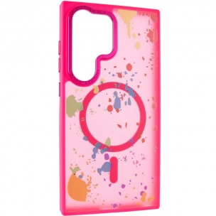 Чехол TPU+PC Flush with MagSafe для Samsung Galaxy S24 Ultra Barbie Pink