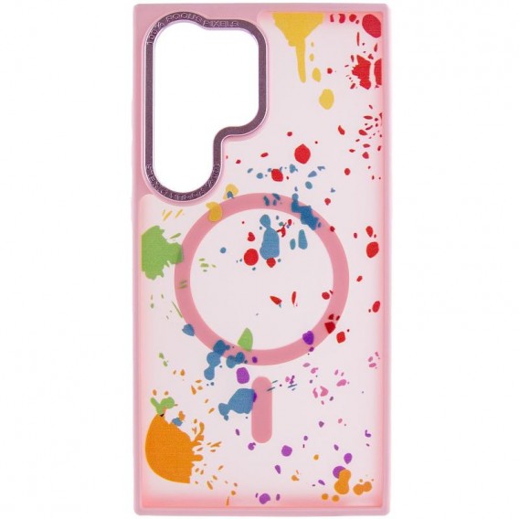 Чохол TPU+PC Flush with MagSafe для Samsung Galaxy S24 Ultra Baby pink