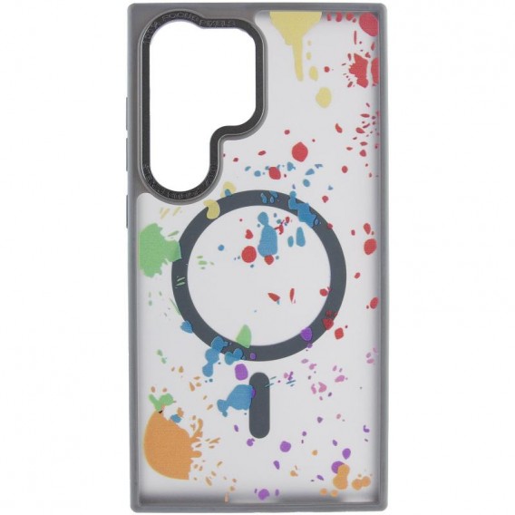 Чохол TPU+PC Flush with MagSafe для Samsung Galaxy S24 Ultra Titanium grey