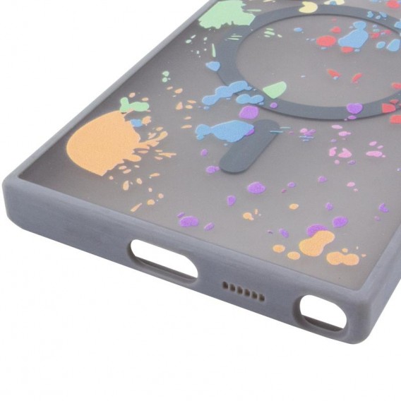 Чохол TPU+PC Flush with MagSafe для Samsung Galaxy S24 Ultra Titanium grey