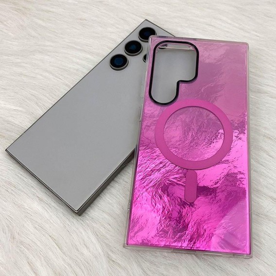 Чохол TPU Shiny Mountain (MagFit) для Samsung Galaxy S24 Ultra Pink