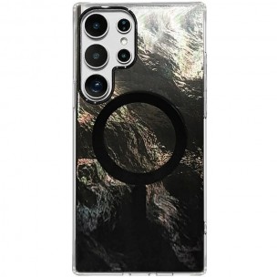 Чохол TPU Shiny Mountain (MagFit) для Samsung Galaxy S24 Ultra Black Чохол TPU Shiny Mountain (MagFit) для Samsung Galaxy S24 Ultra Black