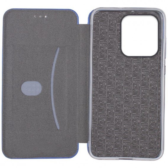 Шкіряний чохол-книжка Classy для Motorola Moto G15 4G Синій