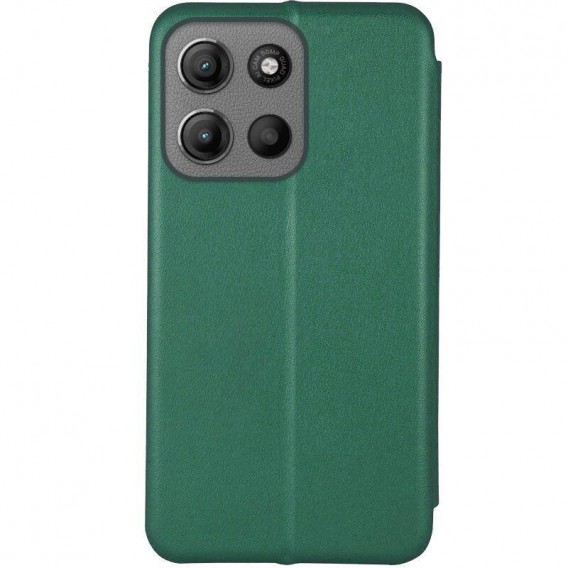 Шкіряний чохол-книжка Classy для Motorola Moto G15 4G Зелений