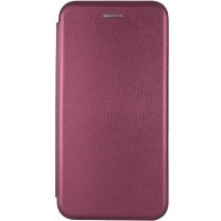 Шкіряний чохол-книжка Classy для Motorola Moto G15 4G Бордовий