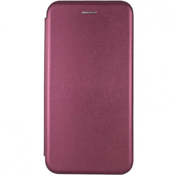 Шкіряний чохол-книжка Classy для Motorola Moto G15 4G Бордовий