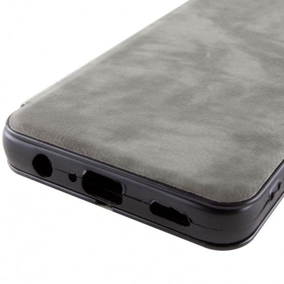 Шкіряний чохол-книжка Belora для Samsung Galaxy A06 Gray