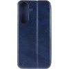 Кожаный чехол-книжка Belora для Samsung Galaxy A35 Midnight Blue