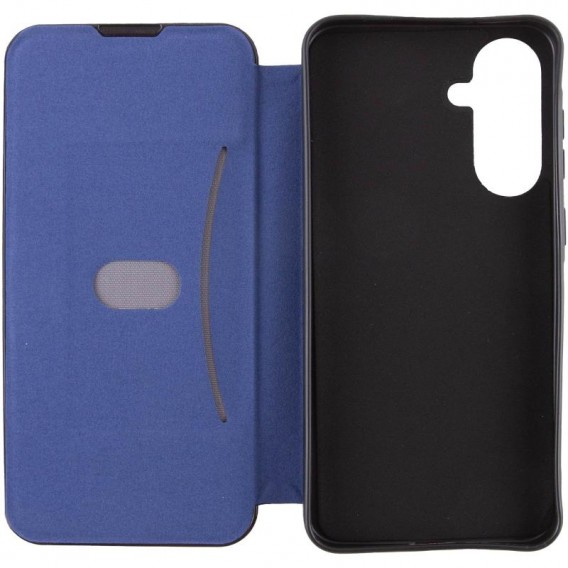 Кожаный чехол-книжка Belora для Samsung Galaxy A35 Midnight Blue