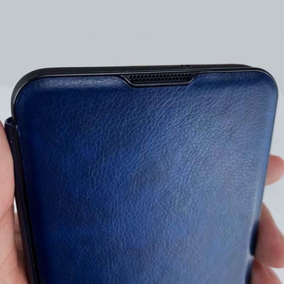 Кожаный чехол-книжка Belora для Xiaomi Redmi 9A Midnight Blue