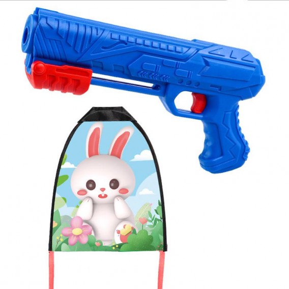 Дитячий пістолет-повітряний змій 592 Rabbit / Blue
