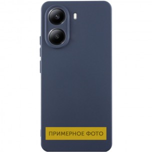 Чехол Silicone Cover Lakshmi Full Camera (AA) для Motorola Edge 50 Neo Синий / Midnight Blue