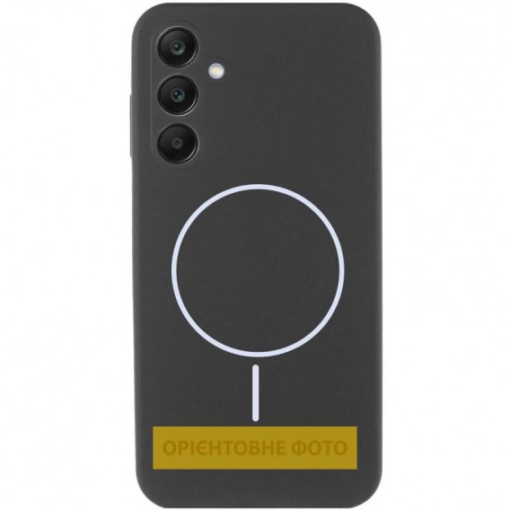 Чохол Silicone Cover Lakshmi Full Camera (AA) with MagFit для Samsung Galaxy S25 Edge Чорний / Black