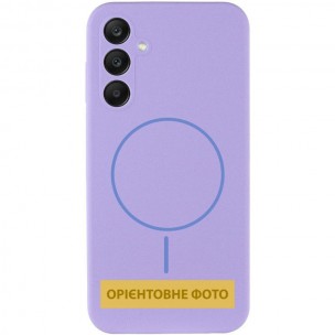 Чехол Silicone Cover Lakshmi Full Camera (AA) with MagFit для Samsung Galaxy S25 Edge Сиреневый / Dasheen