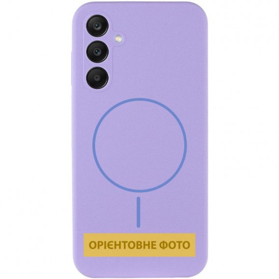 Чохол Silicone Cover Lakshmi Full Camera (AA) with MagFit для Samsung Galaxy S25 Edge Бузковий / Dasheen