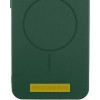 Чохол Silicone Cover Lakshmi Full Camera (AA) with MagFit для Samsung Galaxy S25 Edge Зелений / Dark green