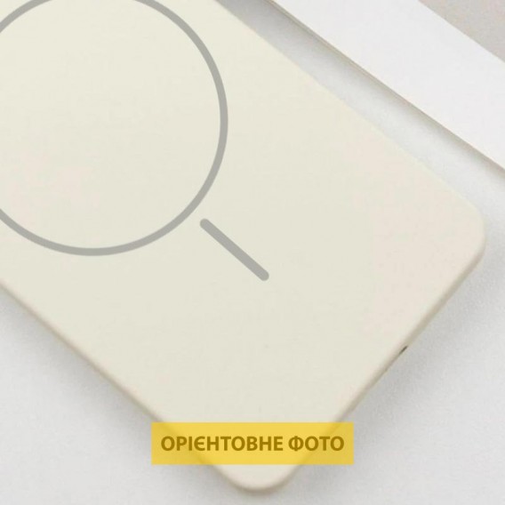 Чехол Silicone Cover Lakshmi Full Camera (AA) with MagFit для Samsung Galaxy S25 Edge Белый / White