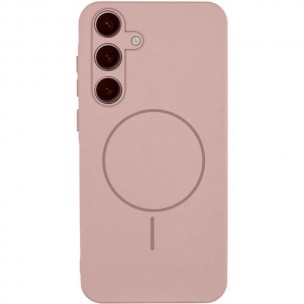 Чохол Silicone Cover Lakshmi Full Camera (AA) with MagFit для Samsung Galaxy S25 Edge Рожевий / Pink Sand