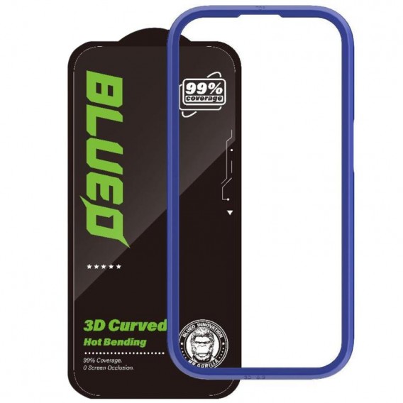 Защитное 3D стекло Blueo Hot Bending New для Apple iPhone 17 Pro Max / 16 Pro Max (6.9") Черный