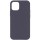 Чохол Silicone Case (AA) NO LOGO with MagSafe для Apple iPhone 12 Pro Max (6.7") Сірий / Dark Gray