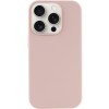 Чохол Silicone Case (AA) NO LOGO with MagSafe для Apple iPhone 16 Pro (6.3") Рожевий / Pink Sand