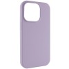 Чохол Silicone Case (AA) NO LOGO with MagSafe для Apple iPhone 16 Pro (6.3") Бузковий / Lilac