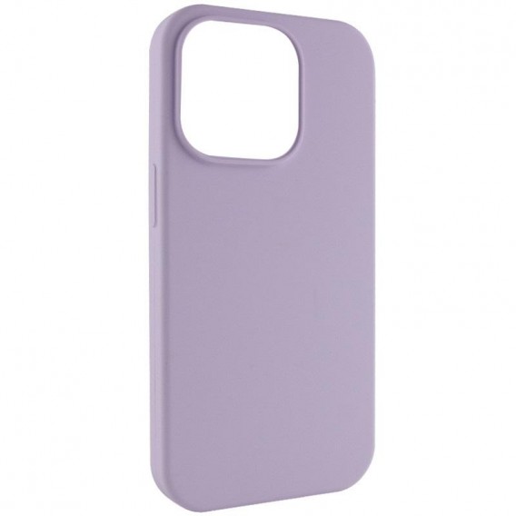 Чохол Silicone Case (AA) NO LOGO with MagSafe для Apple iPhone 16 Pro (6.3") Бузковий / Lilac