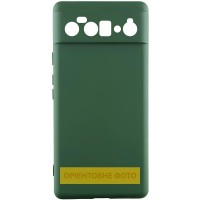 Чохол TPU GETMAN Liquid Silk Full Camera для Google Pixel 10 Pro XL Зелений / Dark green