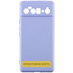 Чохол TPU GETMAN Liquid Silk Full Camera для Google Pixel 9 Pro XL Бузковий / Light purple