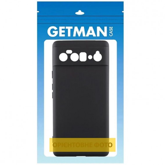 Чохол TPU GETMAN Liquid Silk Full Camera для Google Pixel 9 Pro XL Чорний / Black
