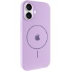 Чохол Silicone Case Full Protective (AA) V2 with MagSafe для Apple iPhone 17 (6.3") Бузковий / Lilac