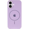 Чохол Silicone Case Full Protective (AA) V2 with MagSafe для Apple iPhone 17 (6.3") Бузковий / Lilac