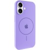 Чохол Silicone Case Full Protective (AA) V2 with MagSafe для Apple iPhone 17 (6.3") Бузковий / Dasheen