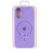 Чохол Silicone Case Full Protective (AA) V2 with MagSafe для Apple iPhone 17 (6.3") Бузковий / Dasheen