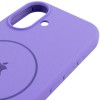 Чохол Silicone Case Full Protective (AA) V2 with MagSafe для Apple iPhone 17 (6.3") Бузковий / Dasheen